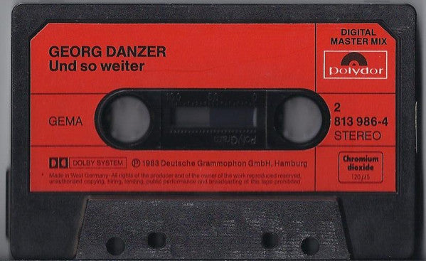Georg Danzer : Und So Weiter (Cass, Album)