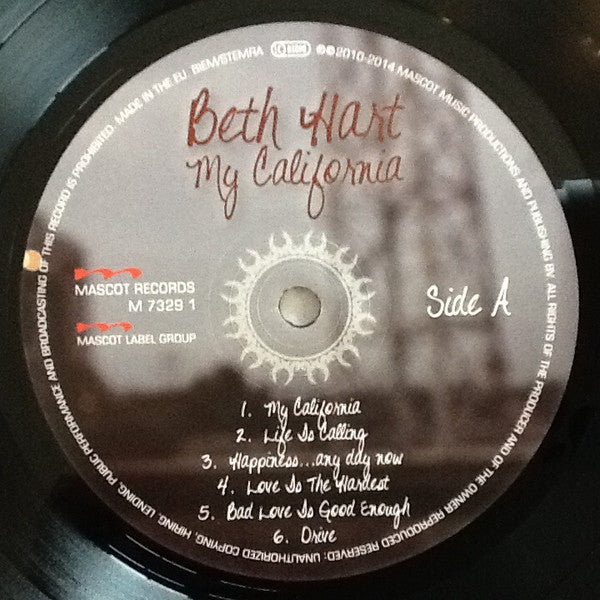Beth Hart : My California (LP, Album, RE)