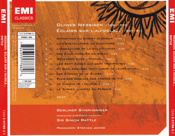 Olivier Messiaen - Berliner Philharmoniker, Simon Rattle* : Éclairs Sur L'Au-delà... (CD, Album)
