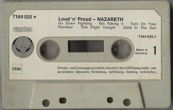 Nazareth (2) : Loud 'N' Proud (Cass, Album)