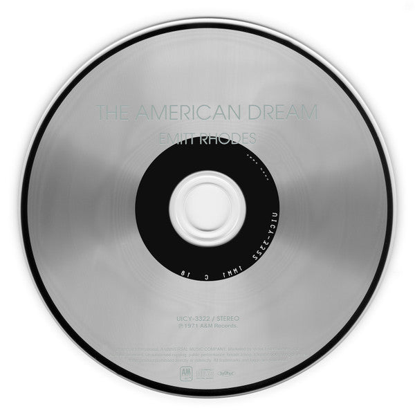 Emitt Rhodes : The American Dream (CD, Album, RE)