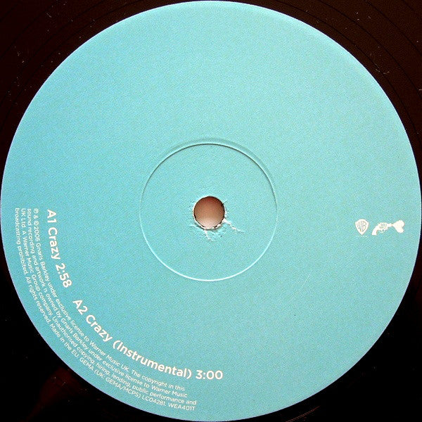 Gnarls Barkley : Crazy (12", S/Sided, Etch)