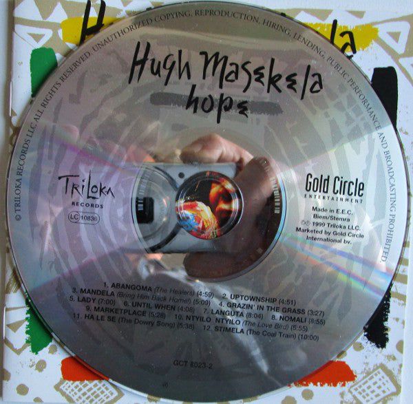 Hugh Masekela : Hope (CD, Album, RE)