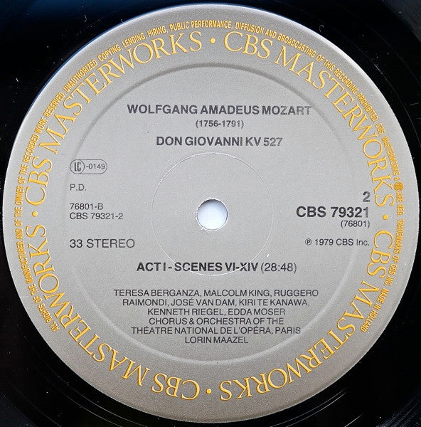 Wolfgang Amadeus Mozart - Ruggero Raimondi, Lorin Maazel : Don Giovanni (3xLP + Box)