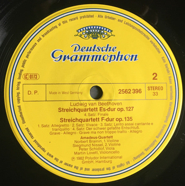 Ludwig van Beethoven, Amadeus-Quartett : Die Späten Streichquartette * The Late String Quartets * Les Derniers quatuors à cordes (4xLP + Box)