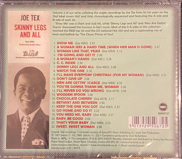 Joe Tex : Singles A's & B's Vol. 2 1967-1968 (CD, Comp)