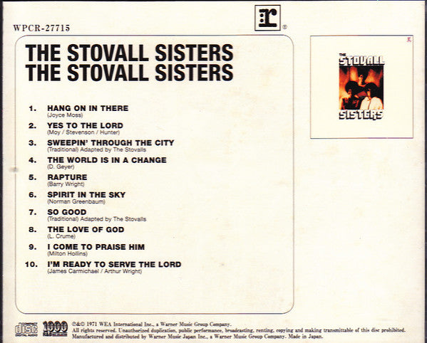 The Stovall Sisters : The Stovall Sisters (CD, Album, RE, RM)