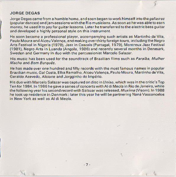 Quarteto Negro : Quarteto Negro (CD, RE)