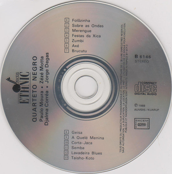 Quarteto Negro : Quarteto Negro (CD, RE)