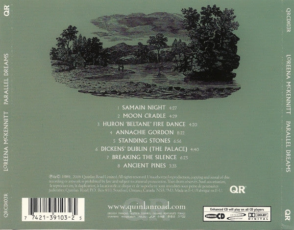 Loreena McKennitt : Parallel Dreams (CD, Album, Enh, RE, RM)
