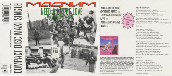 Magnum (3) : Need A Lot Of Love (CD, Maxi, Promo)