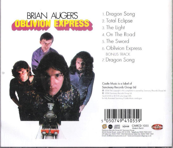 Brian Auger's Oblivion Express : Brian Auger's Oblivion Express (CD, Album, RE)
