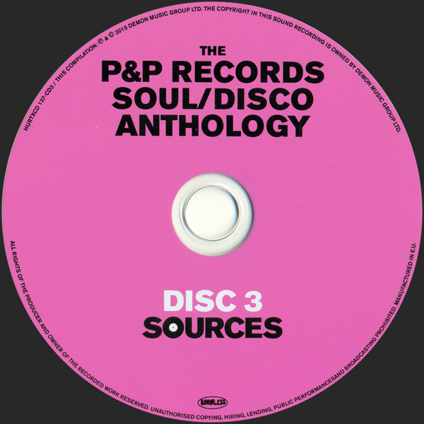 Various : The P&P Records Soul/Disco Anthology (3xCD, Comp)