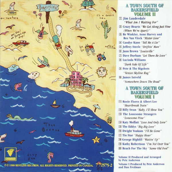 Various : A Town South Of Bakersfield Vol. I & II (CD, Comp)