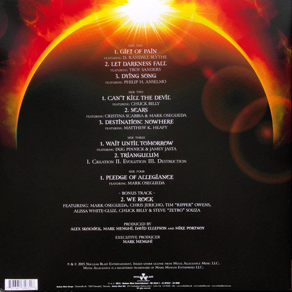 Metal Allegiance : Metal Allegiance (2xLP, Album, Ltd, Red)