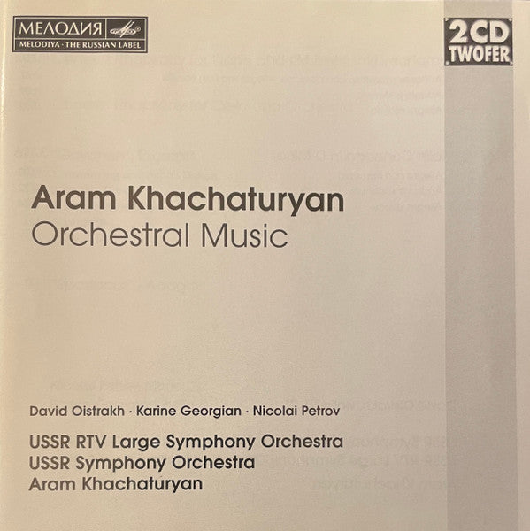 Aram Khachaturyan* : Orchestral Music (2xCD, Album, Comp)