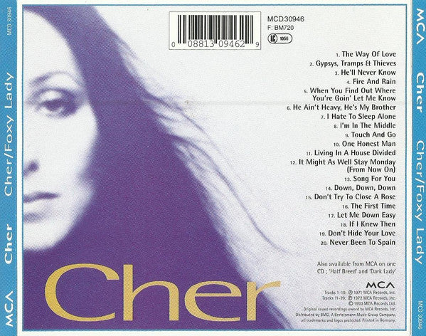 Cher : Cher / Foxy Lady (CD, Comp)