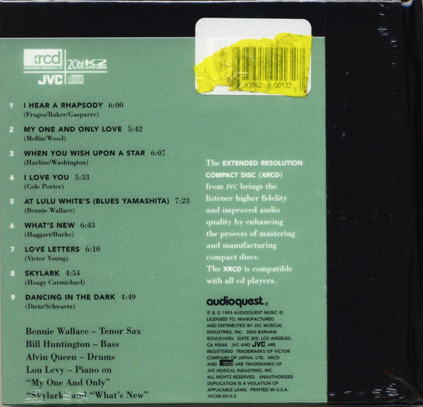 Bennie Wallace : The Old Songs (XRCD, Album, RE, RM)