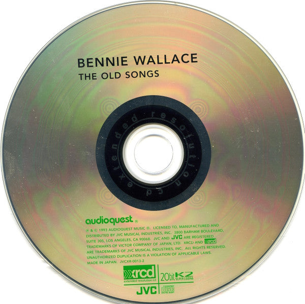 Bennie Wallace : The Old Songs (XRCD, Album, RE, RM)