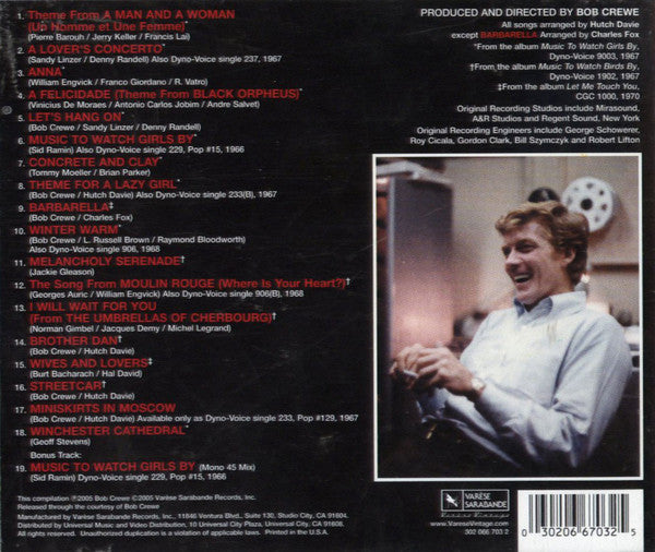 The Bob Crewe Generation : The Best Of The Bob Crewe Generation: Music To Watch Girls By (CD, Comp)