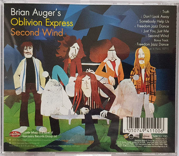 Brian Auger's Oblivion Express : Second Wind (CD, Album, RE)