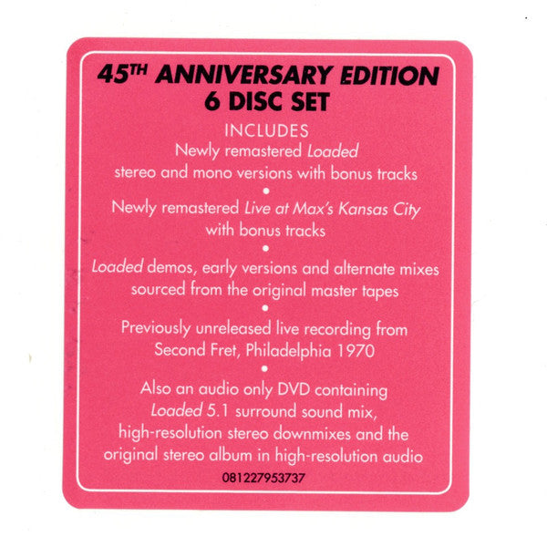 The Velvet Underground : Loaded (Re-Loaded 45th Anniversary Edition) (CD, RE, RM + CD, Mono, RE, RM + CD, RE + CD, Album)