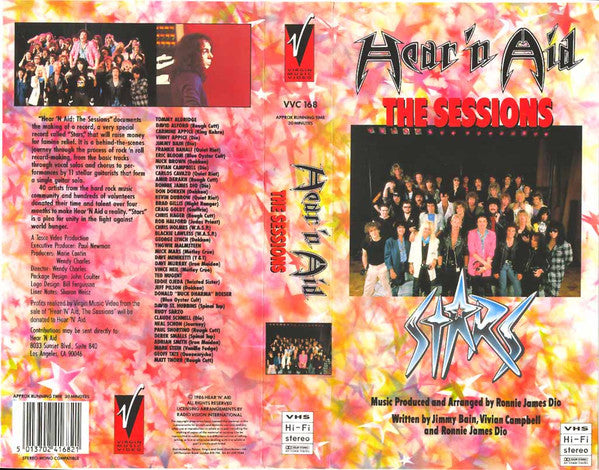 Hear 'N Aid* : The Sessions - Stars (VHS, PAL)