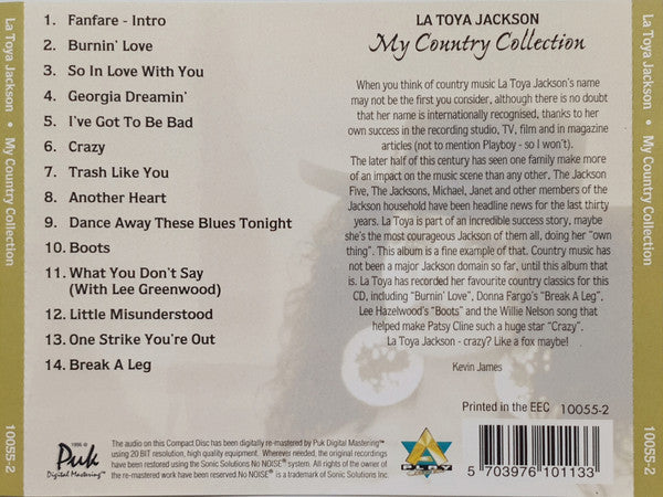 La Toya Jackson : My Country Collection (CD, Album, RM)