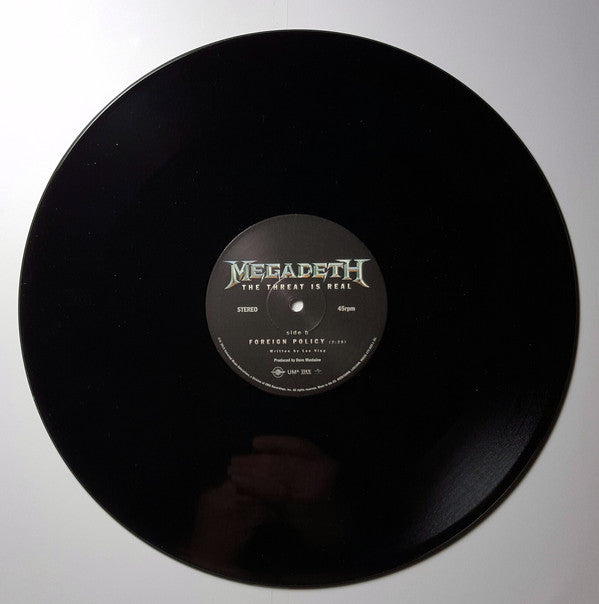 Megadeth : The Threat Is Real (12", Single, 180)