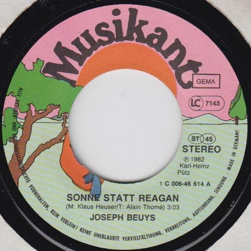Joseph Beuys : Sonne Statt Reagan (7", Single)