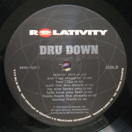Dru Down : Explicit Game (LP, Album)