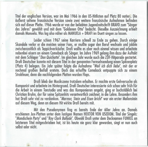 Drafi Deutscher : Hits! Pseudonyme! Raritäten! (CD, Comp, RE)