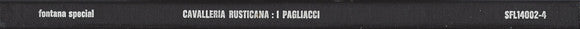 Ruggiero Leoncavallo / Pietro Mascagni, Caterina Mancini, Adriana Lazzarini, Aureliana Beltrami, Aurora Cattelani, Gianni Poggi, Alfredo Nobile, Aldo Protti, Walter Monachesi, Coro Del Teatro Di San Carlo And Orchestra Del Teatro Di San Carlo, Ugo Ràpalo : I Pagliacci / Cavalleria Rusticana (3xLP, RE + Box)
