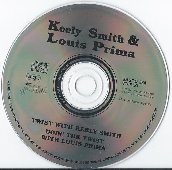 Keely Smith, Louis Prima : Twist With Keely Smith - Doin' The Twist With Louis Prima (CD, Comp)