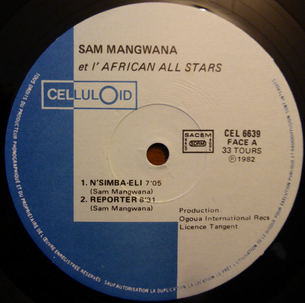 Sam Mangwana Et L'African All Stars : Sam Mangwana Et L'African All Stars (LP, Album)