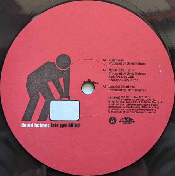 David Holmes : Lets Get Killed (2xLP, Album)