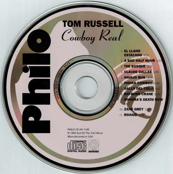 Tom Russell : Cowboy Real (CD, Album)