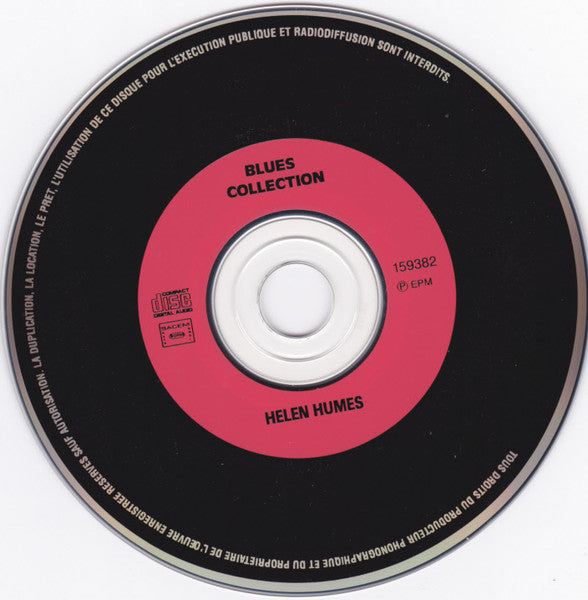 Helen Humes : Today I Sing The Blues (1927-1947) (CD, Comp, RM)