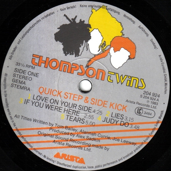 Thompson Twins : Quick Step & Side Kick (LP, Album)