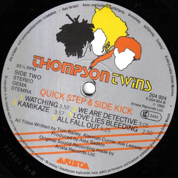 Thompson Twins : Quick Step & Side Kick (LP, Album)