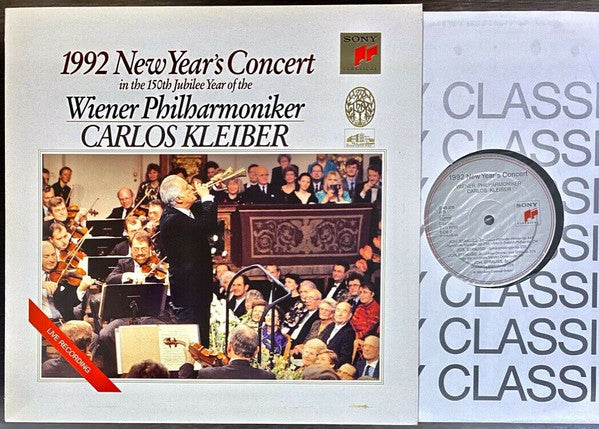 Carlos Kleiber, Wiener Philharmoniker : 1992 New Year’s Concert In The 150th Jubilee Year Of The Wiener Philharmoniker (LP)