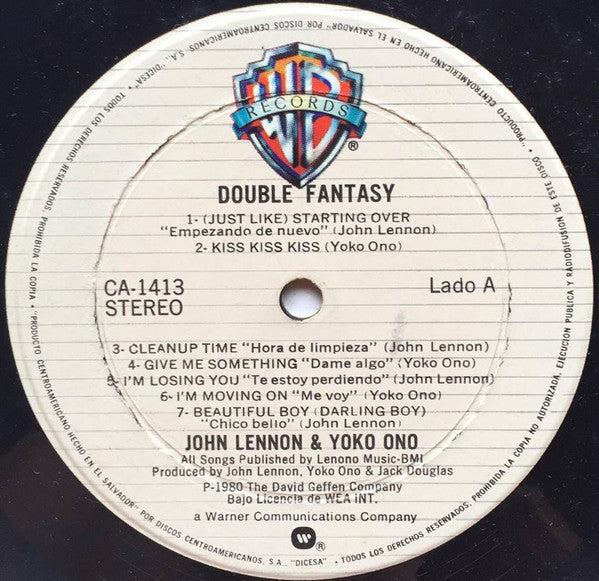 John Lennon & Yoko Ono : Double Fantasy (LP, Album)
