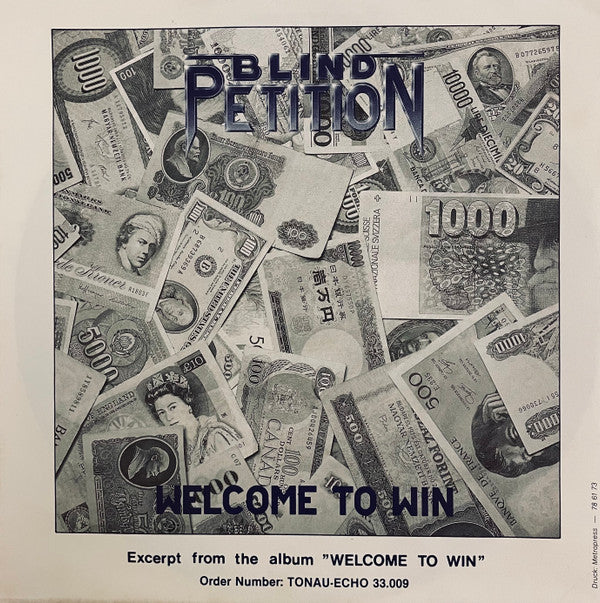 Blind Petition : Running Wild (7", Single)