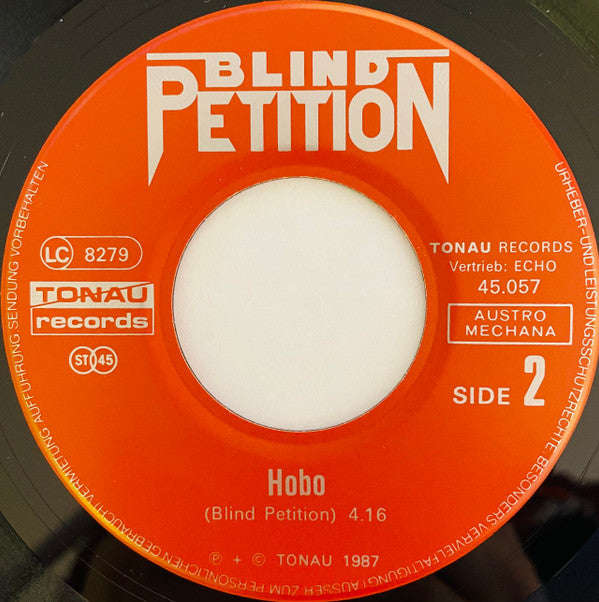 Blind Petition : Running Wild (7", Single)