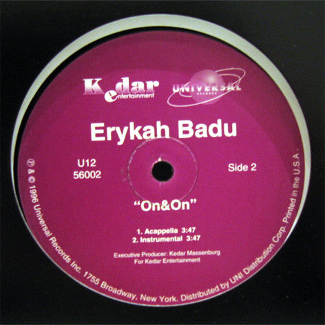Erykah Badu : On&On (12")