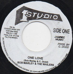 Bob Marley & The Wailers : One Love (7", Single, RE)