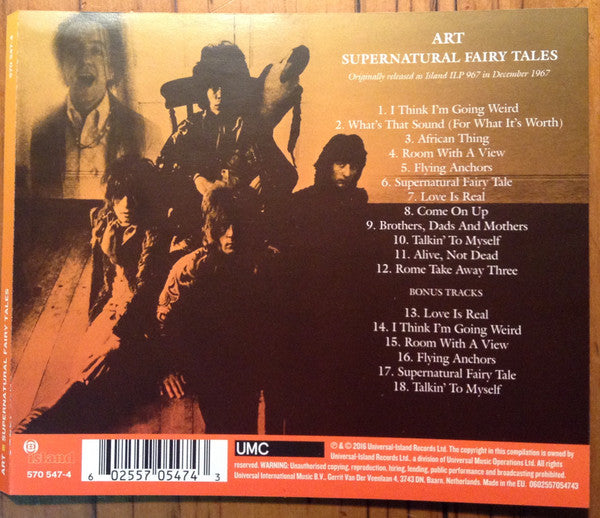 Art (2) : Supernatural Fairy Tales (CD, Album, RE, RM, Son)
