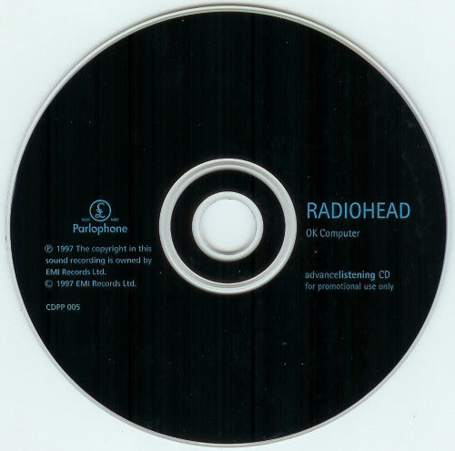 Radiohead : OK Computer (CD, Advance, Album, Num, Promo)