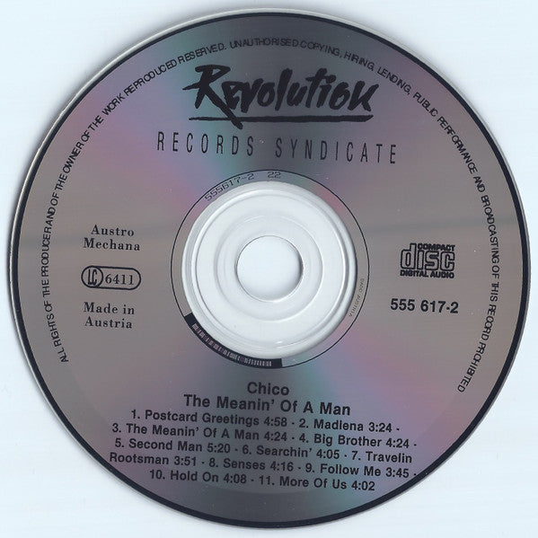 Chico (49) : The Meanin' Of A Man (CD, Album)