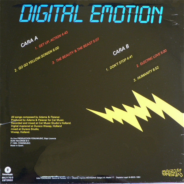 Digital Emotion : Digital Emotion (LP, Album)